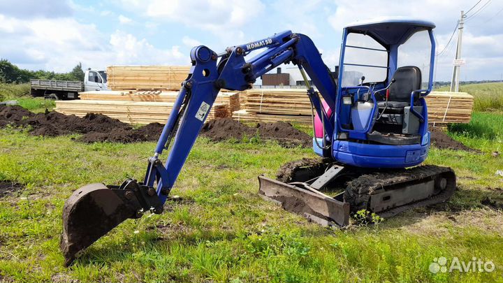 Мини-экскаватор Komatsu PC20, 2000