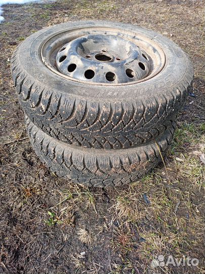 Зимняя резина r14 +диски р 14 4*100