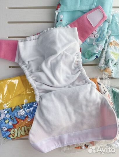 Многоразовые подгузники и вкладыши, новые