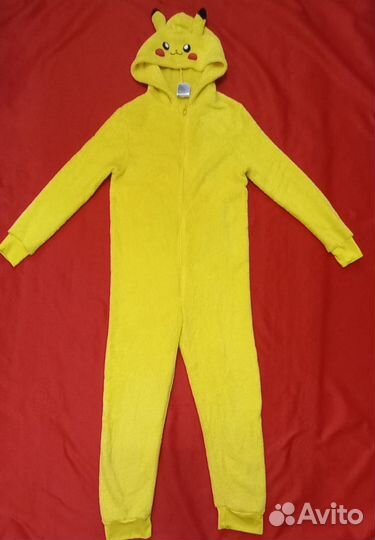Комбинезон кигуруми Пикачу на 9 лет