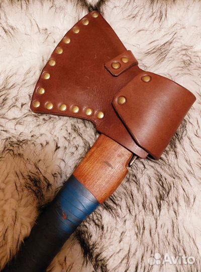 Чехлы из натуральной кожи для топоров, ножей