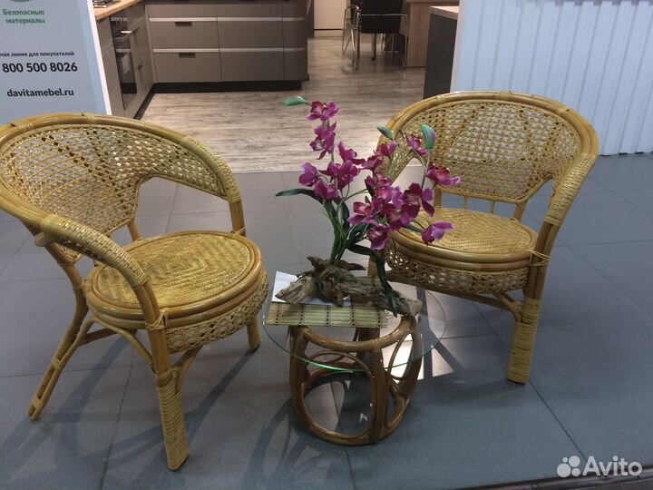 Комплект мебели из ротанга