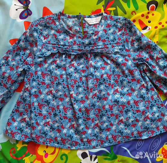 Рубашка для девочки 2-4 года