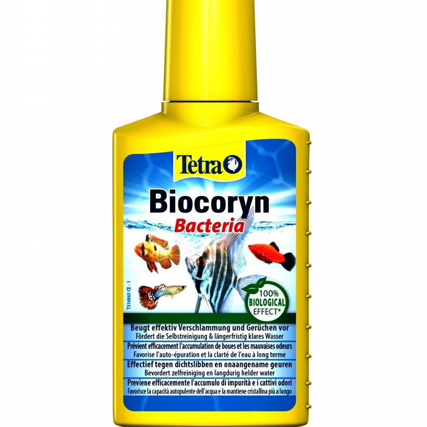 Tetra Biocoryn Bacteria 100мл Кондиционер для разложения органики