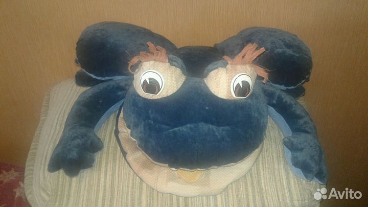 Подушка - лягушка декоративная