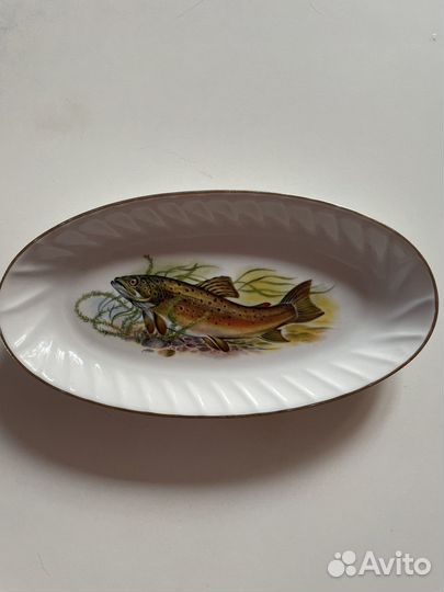 Фарфоровое Винтажное Блюдо для сервировки
