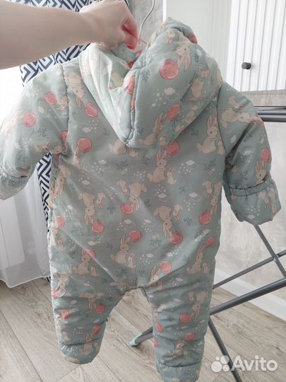 Комбинезон демисезонный для девочек 80 размер