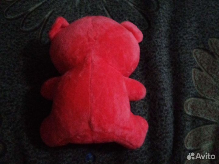 Розовый, плюшевый мишка