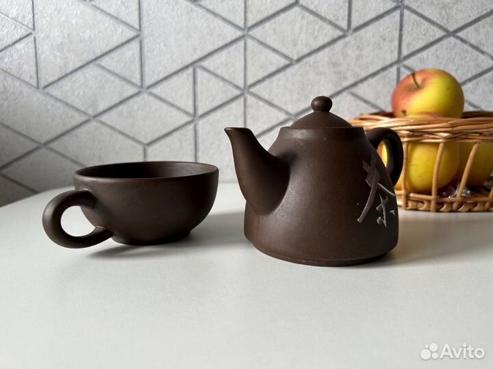 Заварочный чайник с чашкой 300 мл