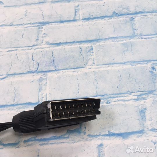 Кабель аудио видео Scart 3RCA 2м