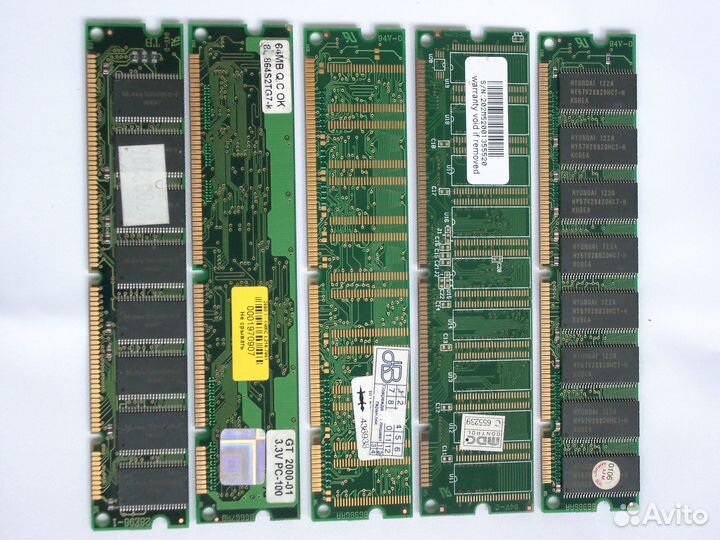 Модуль памяти sdram 32 64 128 258