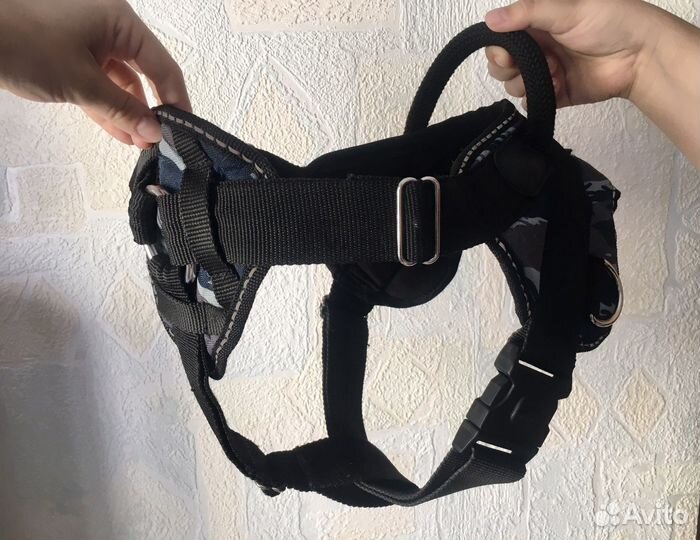 Шлейка для собак. Усиленная тактическая