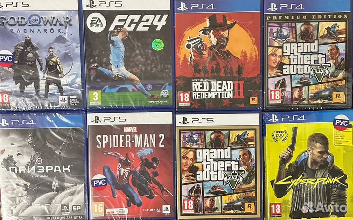 Игры для ps4/ps5, обновил 12.04, цены в описании
