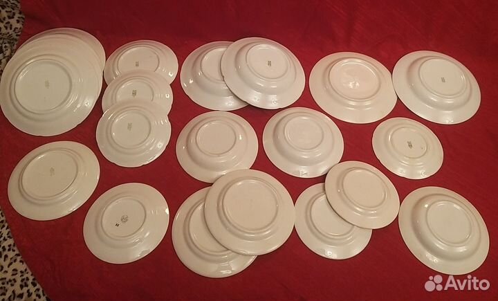 Тарелки фаянсовые Конаково