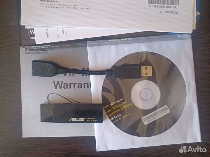 Wifi адаптер (Asus N300) USB N13