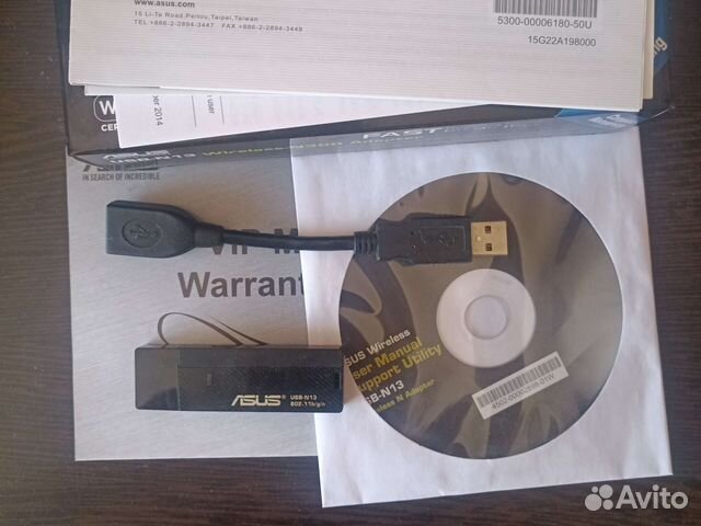 Wifi адаптер (Asus N300) USB N13