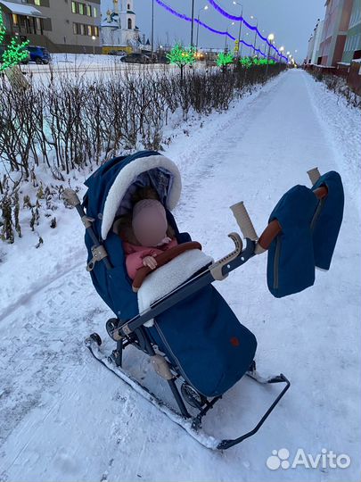 Коляска санки