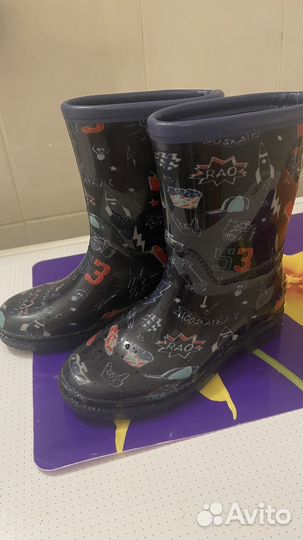 Детские резиновые сапоги