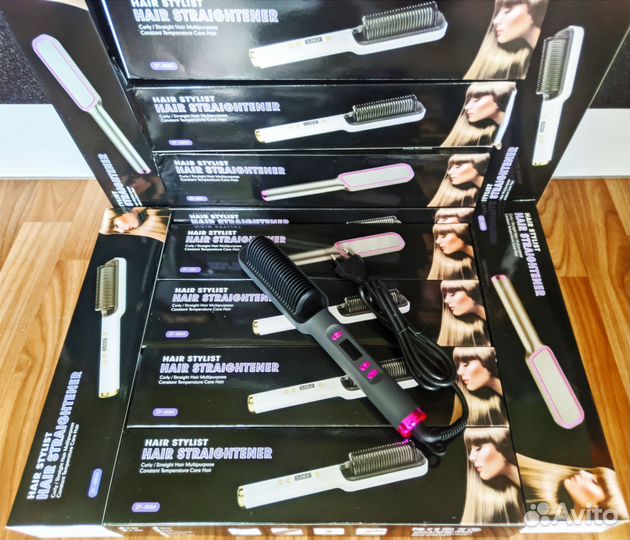 Расческа выпрямитель premium с экраном 80/230С