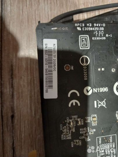 Видеокарта gtx 750ti 2gb