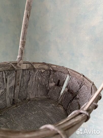 Корзина плетеная из бамбука