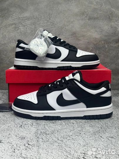 Кроссовки Nike Dunk Low Retro Panda Black White