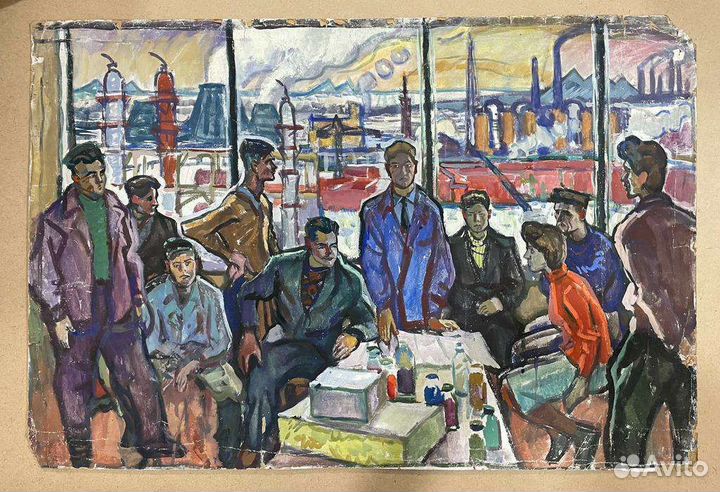 Картина соцреализм, Георгий Сатель