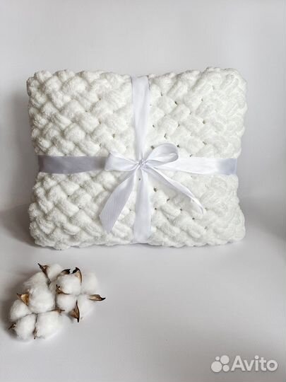 Детский плед / одеяло для малыша 85х85 см