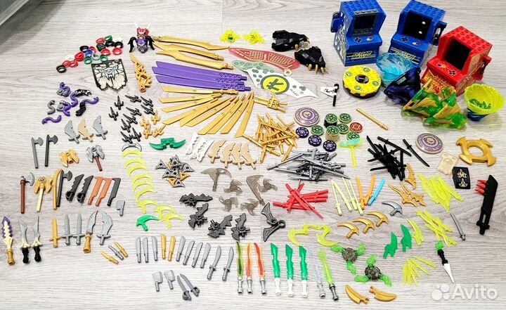 Lego ninjago аксессуары оригинал много