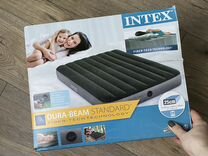 Двухуровневый надувной матрас intex