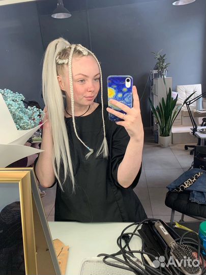 Плетение кос с канекалоном