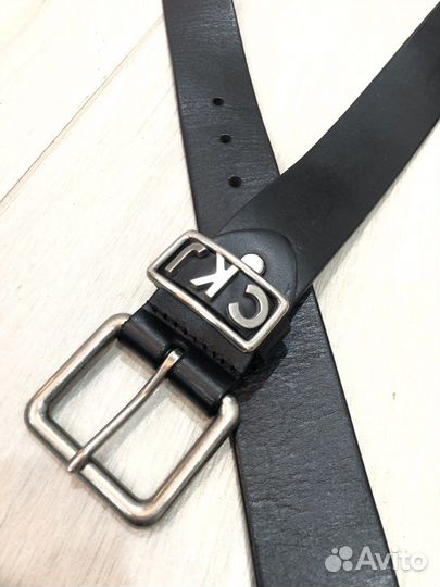 Ремень мужской Кожаный Ck