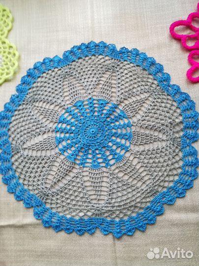 Салфетки, вязаные крючком