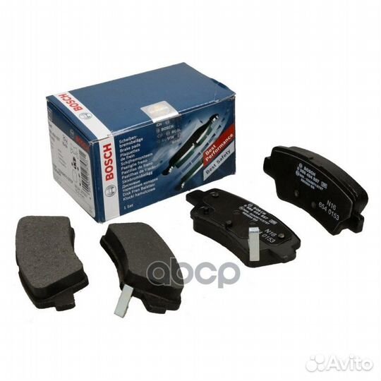 Колодки тормозные задние дисковые к-кт '0986494