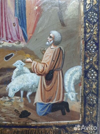 Старинные иконы. Явление Почаевской Пр. Бцы