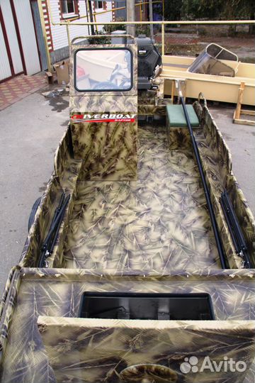 Алюминиевая лодка болотоход Riverboat Raptor 60