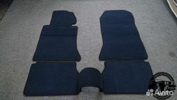 Автоковрики для Mercedes-Benz w124 Coupe, синие