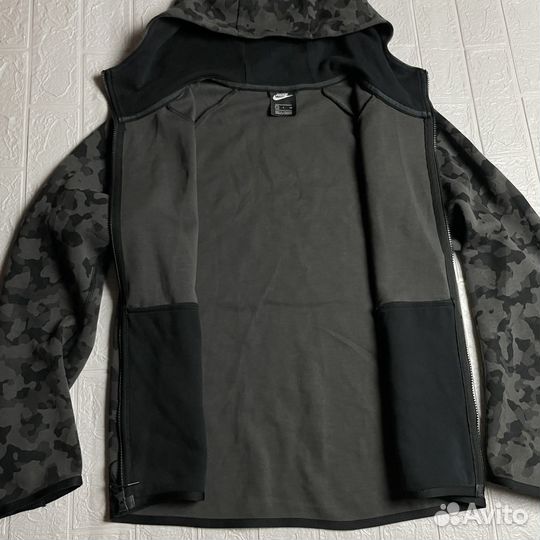 Зип худи Nike Tech Fleece S camo оригинал