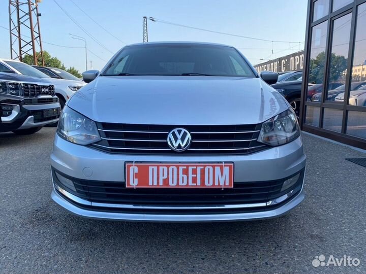 Volkswagen Polo 1.6 AT, 2015, 77 900 км