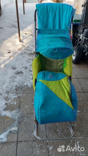 Детские санки с колесами