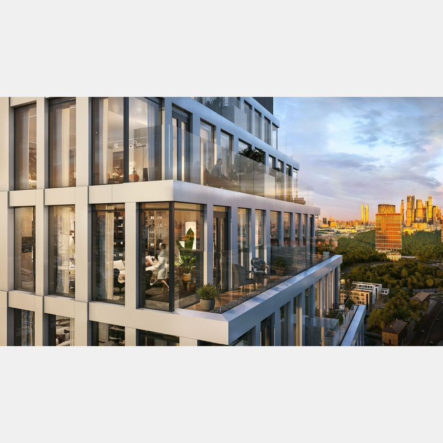 2-к. апартаменты, 44,4 м², 8/28 эт.