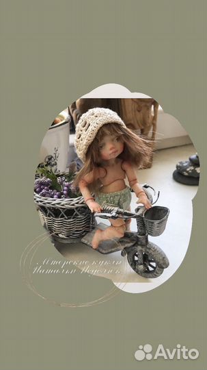 Кукла шарнирная авторская миниатюрная