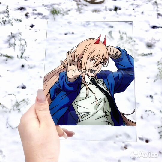 Аниме на стекле, Пауэр, Человек-бензопила