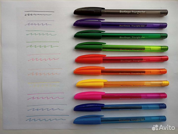 Набор цветных гелевых ручек Berlingo
