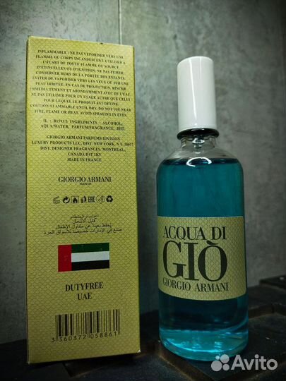 Духи armani acqua DI GIO