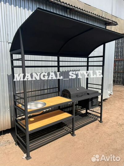 Беседка с мангалом