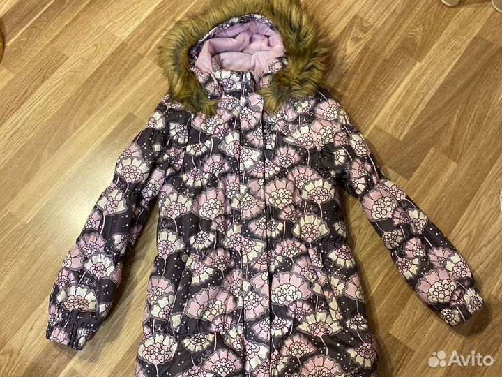 Куртка зимняя для девочки на рост 140-146 Рейке