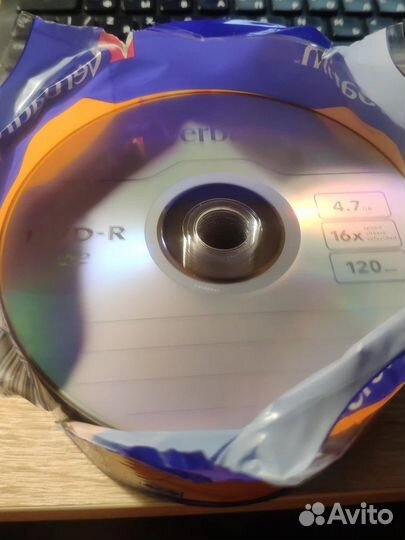 Оптические Диски DVD-R Verbatim 4.7гб (50шт)