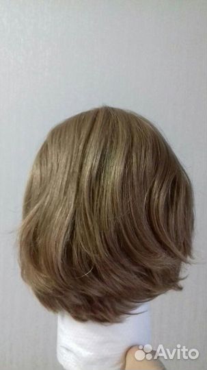 Новый Парик натуральный (система волос)