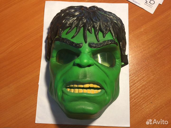 Маска Халк светящаяся